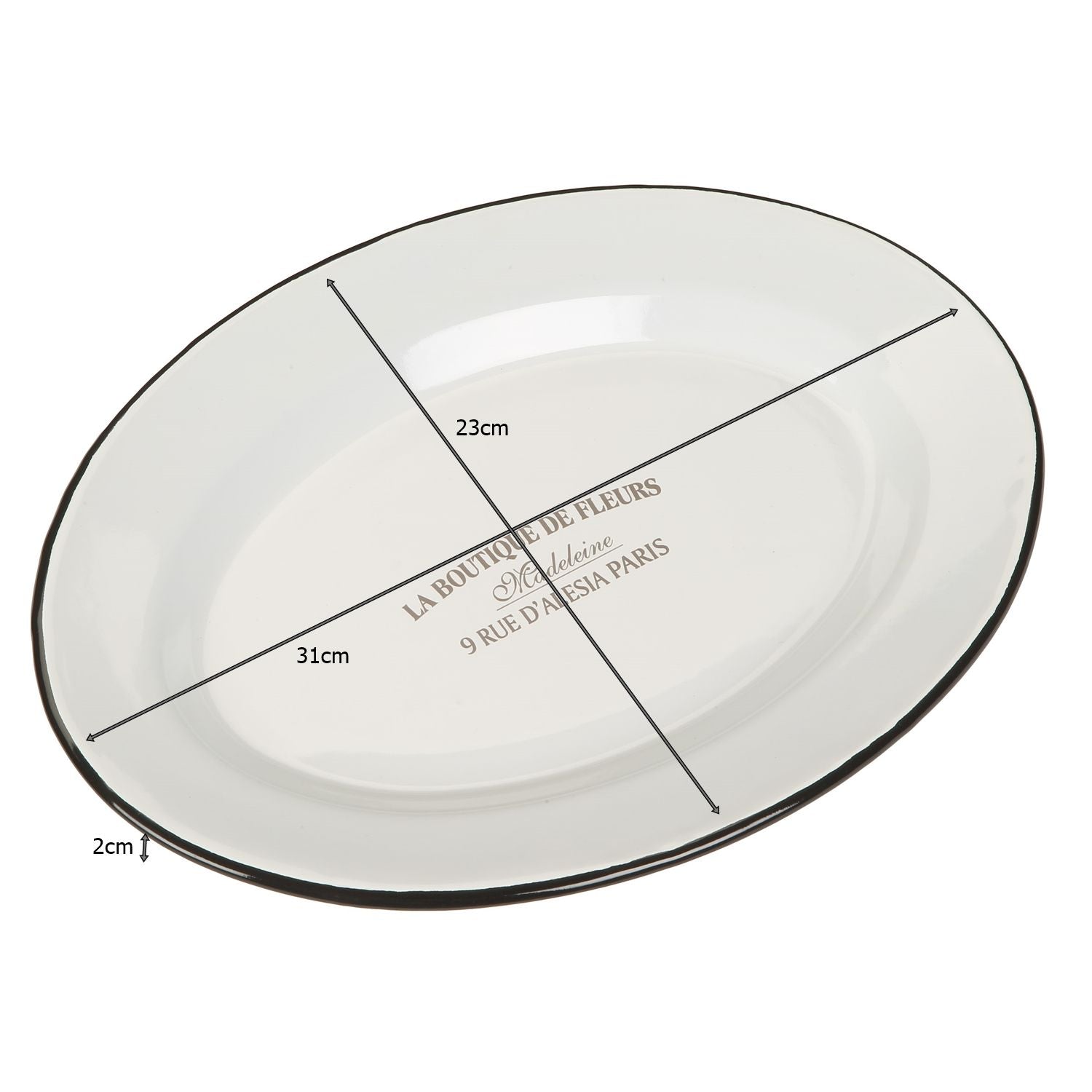 Enamel Serving Platter freeshipping - Generosa
