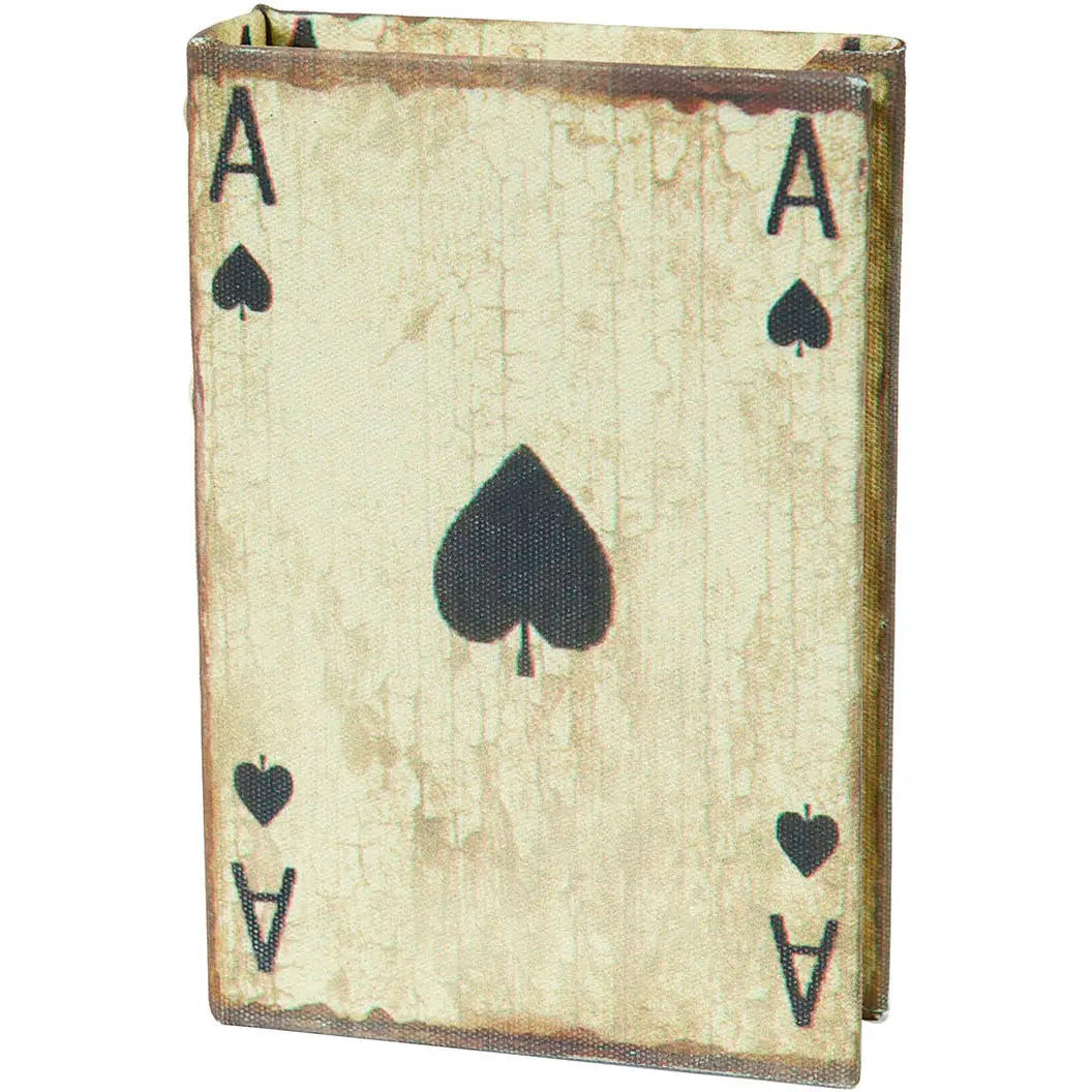 *Deck of cards included*  Durable and practical 10x3x14 cm box and playing cards from Biscottini. Such a nice way to keep your cards neat and tidy and ready for playing.   Made in Italy