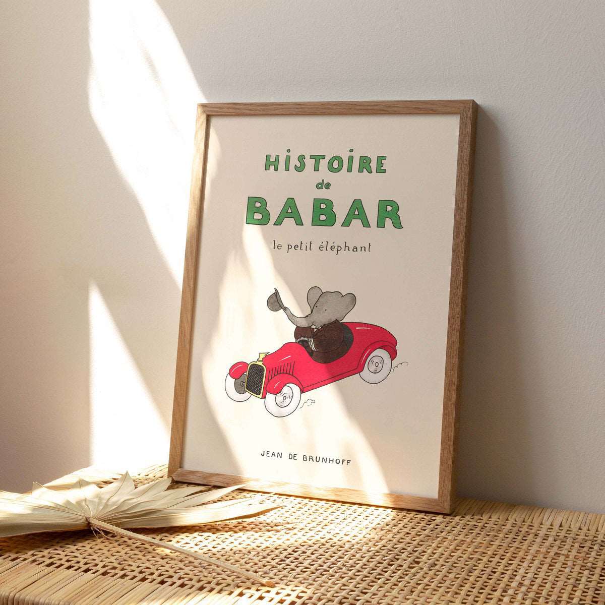 Histoire de Babar 30x40cm print