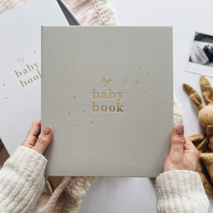 Blush and Gold Baby Book. Generosa Home