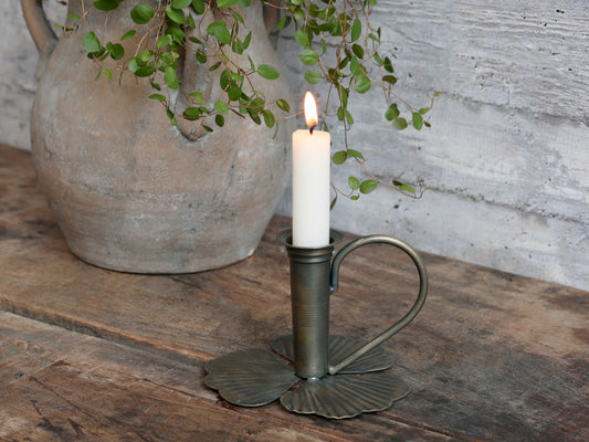 Chamberstick with Leaves freeshipping - Generosa