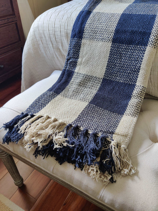 Faya Blue Throw freeshipping - Generosa