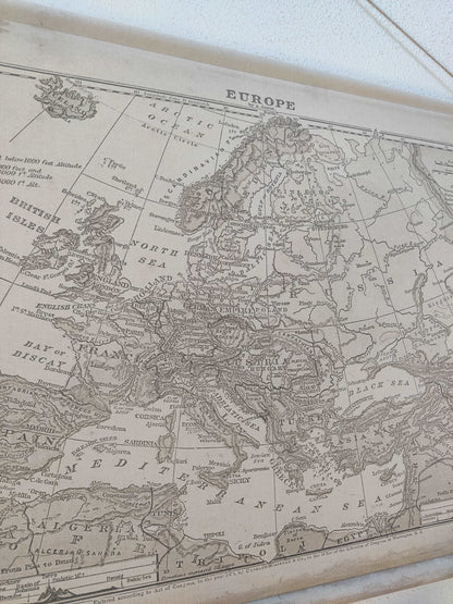 Canvas Map of Europe freeshipping - Generosa