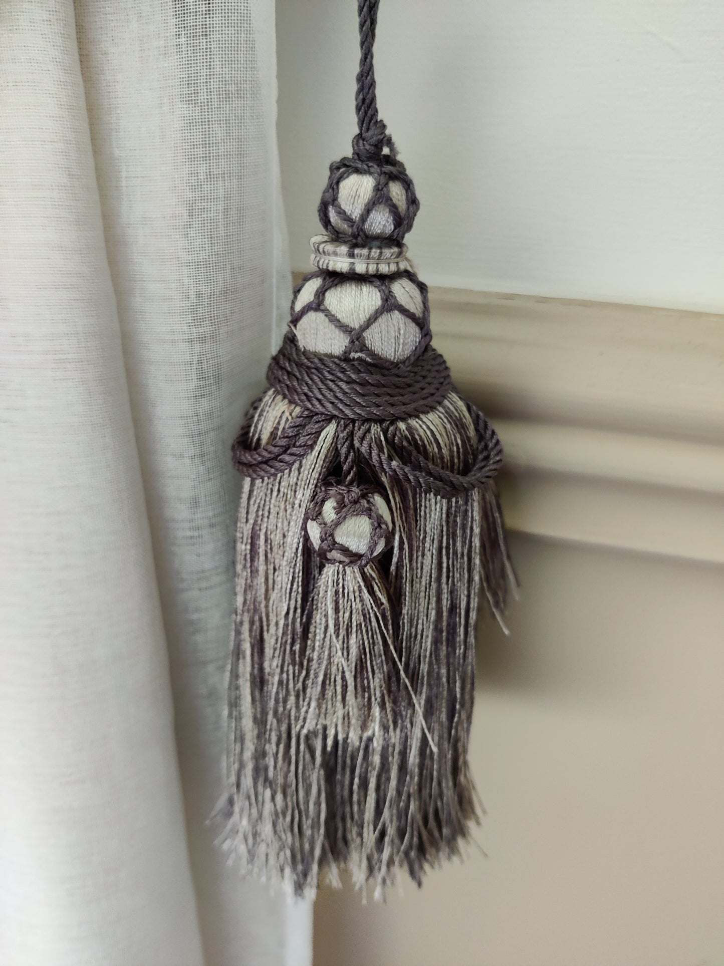 Tassel 24cm Grey Mix freeshipping - Generosa