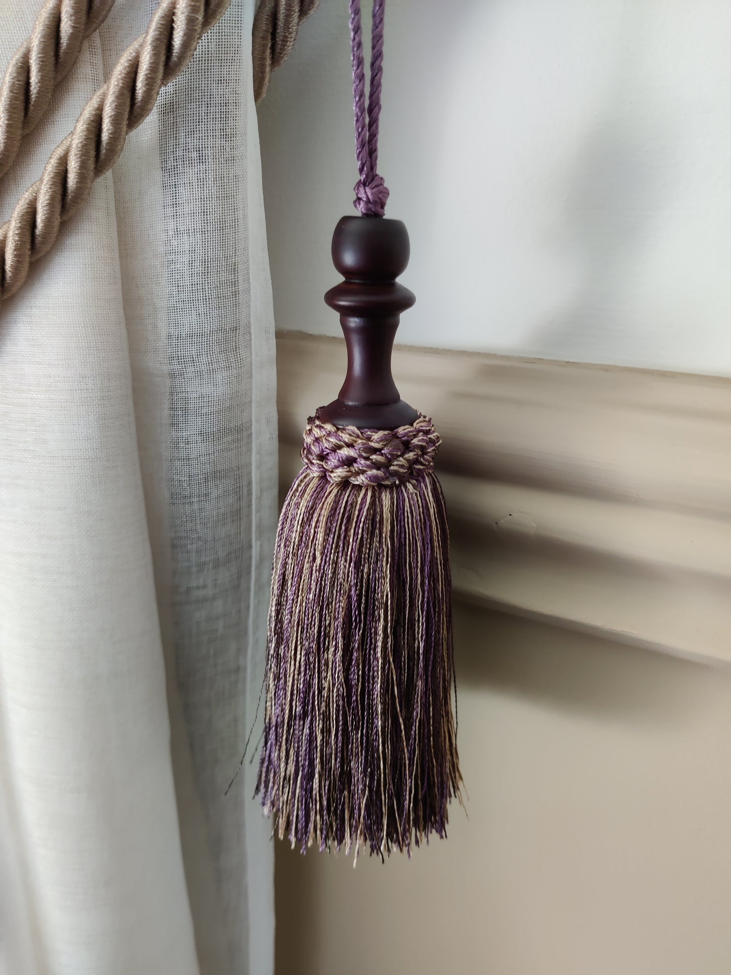 Tassel Brown Purple Mix freeshipping - Generosa