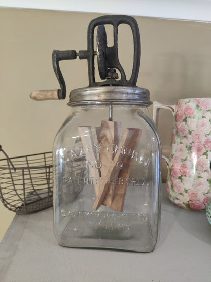 Vintage style Butter Churn 35cm