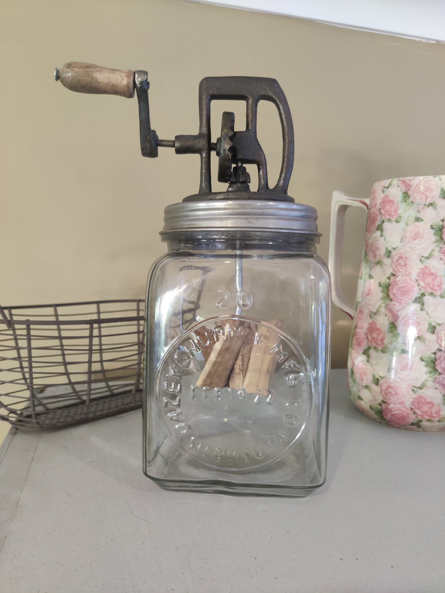 Vintage Style Butter Churn-29cm (only 2 left!)