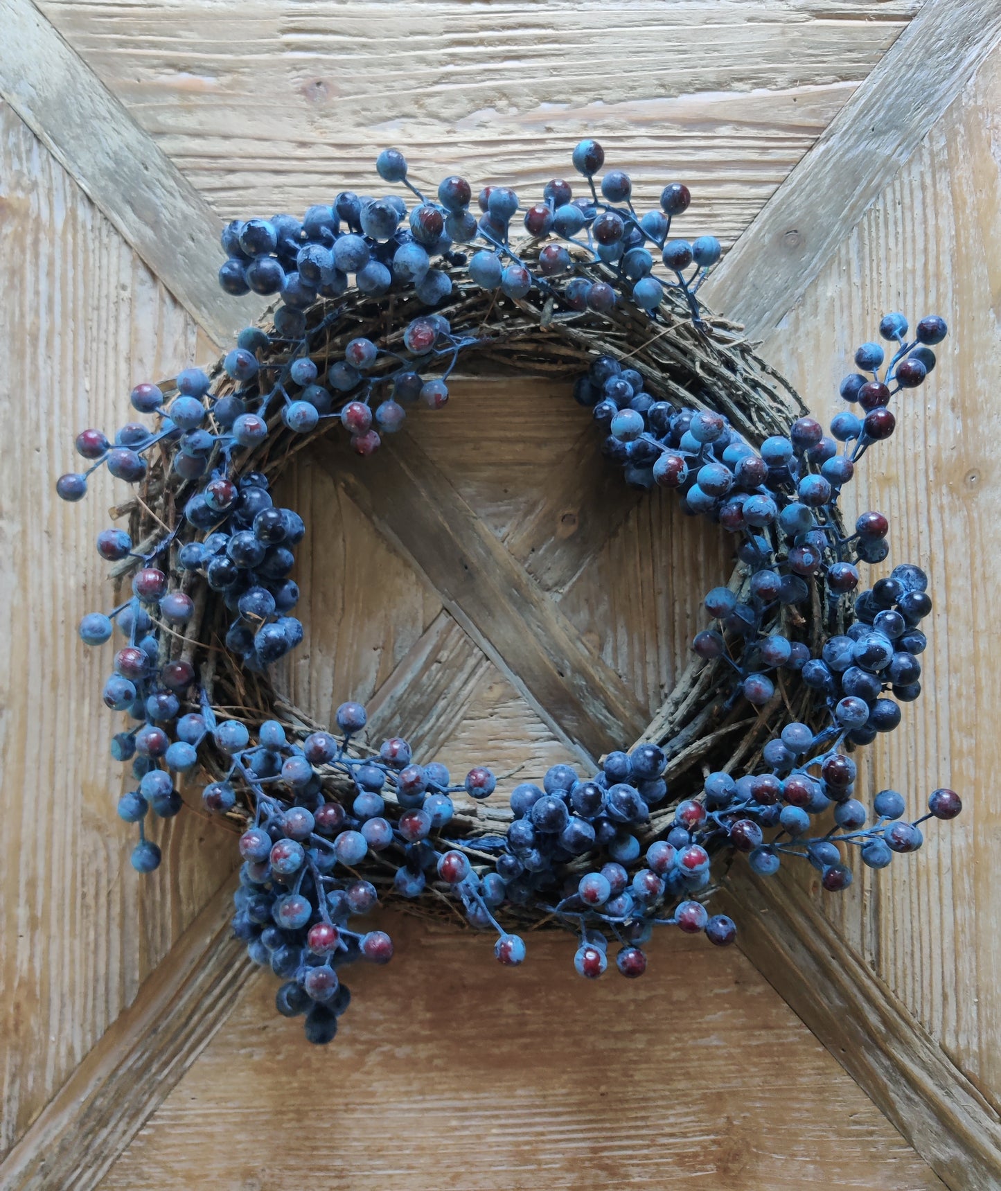 Wreath with Blueberries (only 1 left!)