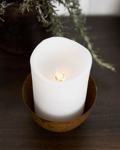 Candle, LED, White H12.5cm freeshipping - Generosa