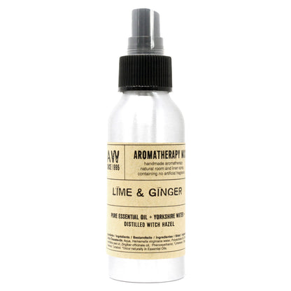 Essential Oil Mist- Lime & Ginger 100ml freeshipping - Generosa