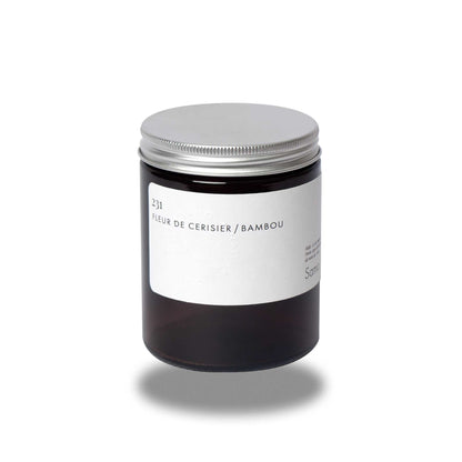 Artisan Scented Candle - Cherry Blossom & Bamboo freeshipping - Generosa