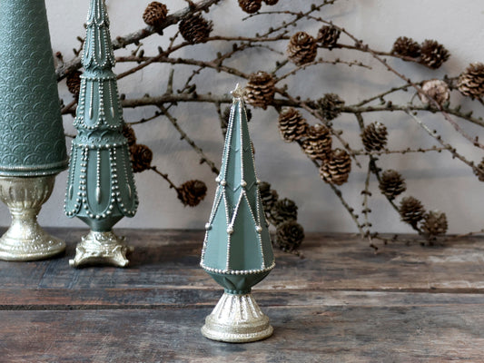 Christmas Tree Decor with Glitter 17.5cm freeshipping - Generosa