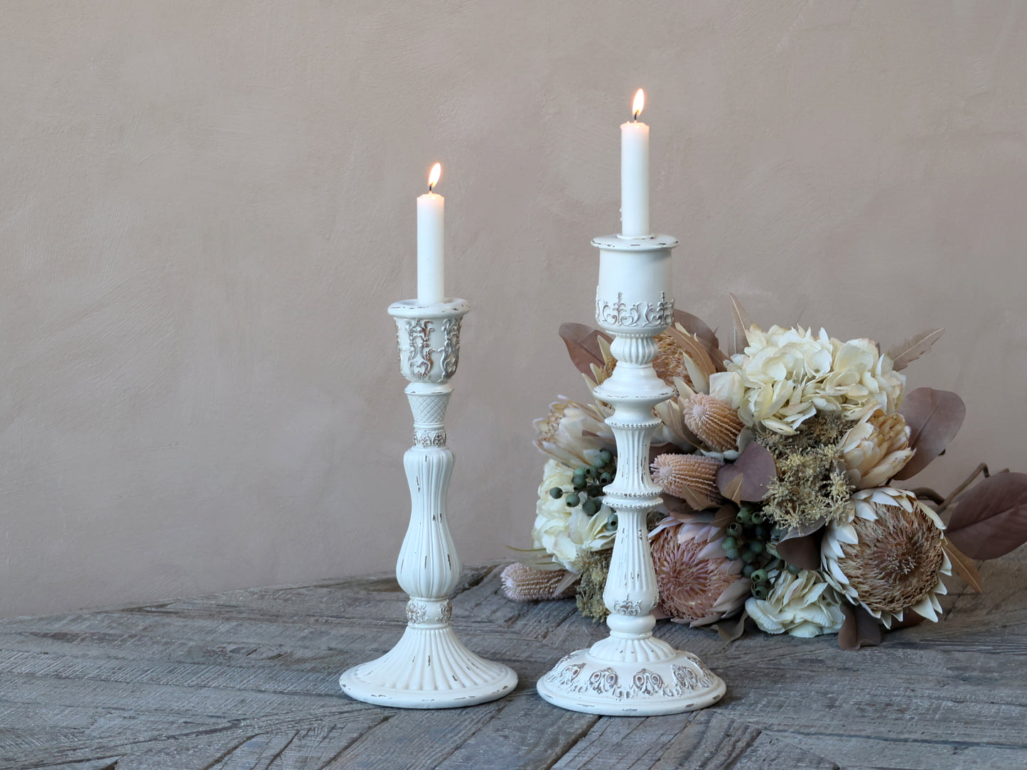 Patterned Candlestick 32cm freeshipping - Generosa