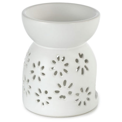 Wax and Oil Burner-Daisy freeshipping - Generosa