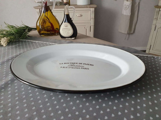 Enamel Serving Platter freeshipping - Generosa