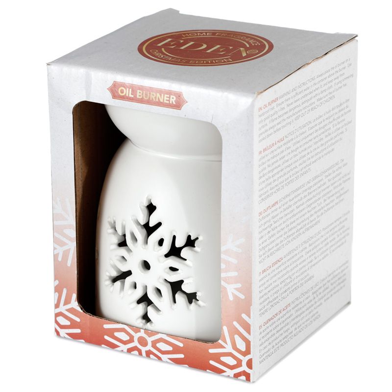 Wax and Oil Burner-Snowflake freeshipping - Generosa