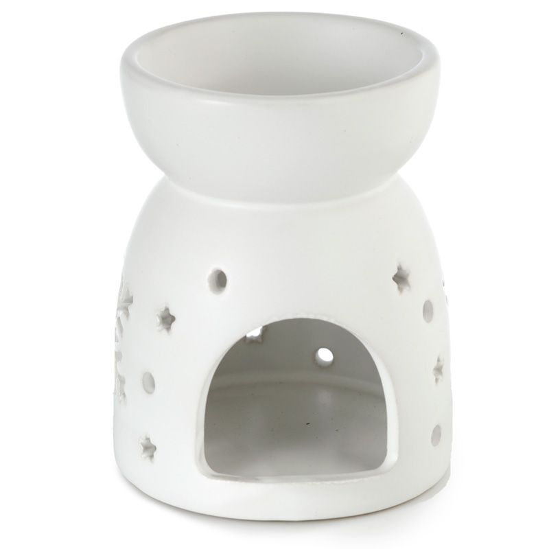 Wax and Oil Burner-Snowflake freeshipping - Generosa