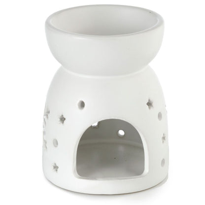 Wax and Oil Burner-Snowflake freeshipping - Generosa