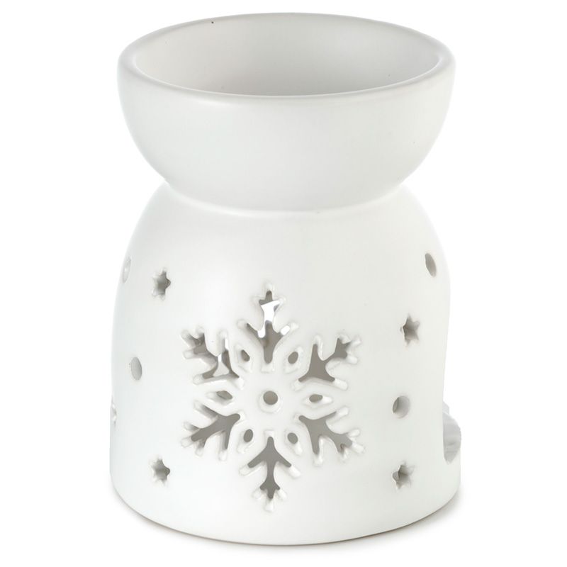 Wax and Oil Burner-Snowflake freeshipping - Generosa