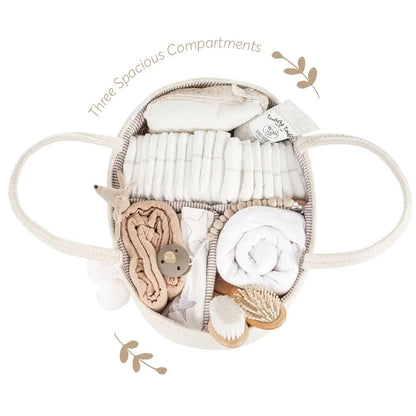 Rope Nappy Caddy-Off White